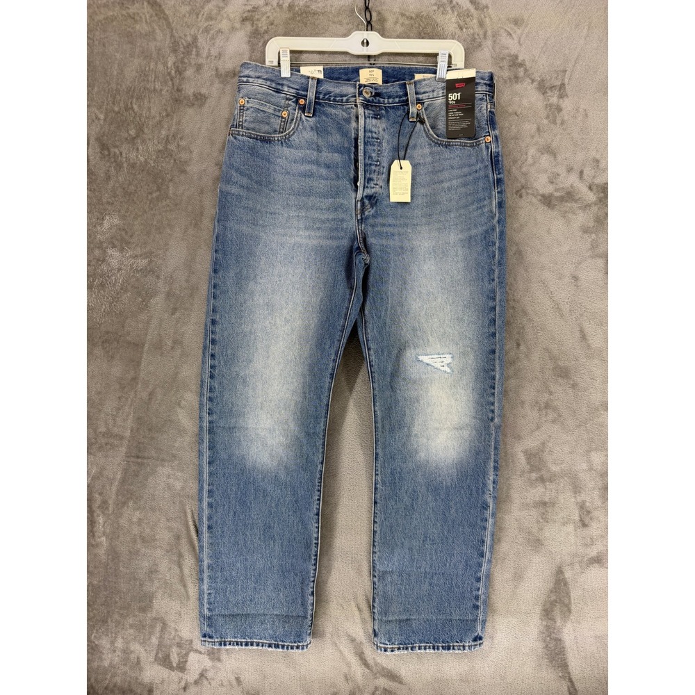 Levi's Jeans Men 33x32 501 '90s Selvedge Denim Blue Straight Leg A1959-0085 NEW